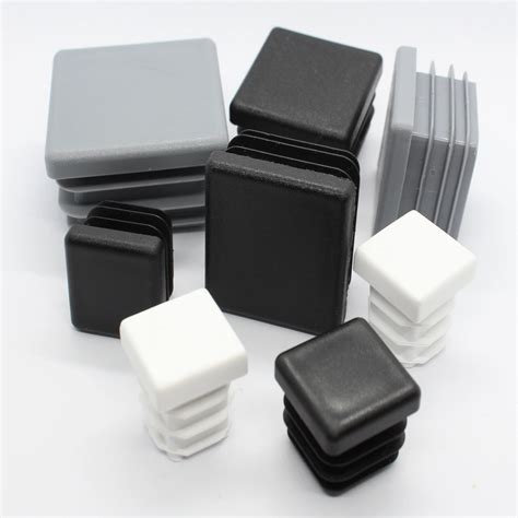 stainless steel box section end caps|box section plastic end caps.